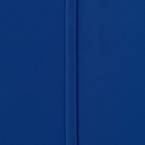 Image of 100% True Blackout Window Curtains 5 Feet, Set of 1 Panels | 300 GSM Heavy Room Darkening Polyester Cloth for Bedroom & Living Room | Thermal Insulated Heat & Noise Reducing (60x47 Inch, Blue) | 100% Room Darkening Thermal Insulated Heat & Noise Reducing Curtains 5 feet long