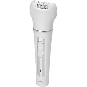 AEG LBS 5691 4 in 1 Lady Beauty Set, Epilierer, Lady Shaver, Hornhaut-Entferner, Gesichtsmassage, Akkubetrieb