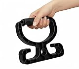 (2-Pack) Premium Multi Purpose Heavy Duty Grocery Shopping Bag Holder Carrier Handle - Upgraded Comfortable Grip - High Capacity