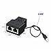 RJ45 Splitter Adapter, Aoiutrn 1 to 2 Dual Port USB to RJ45 Network 8P8C Extender Plug LAN Interface Ethernet Socket Connector for Cat5e,Cat6,Cat7,Cat8 (1 to 2)