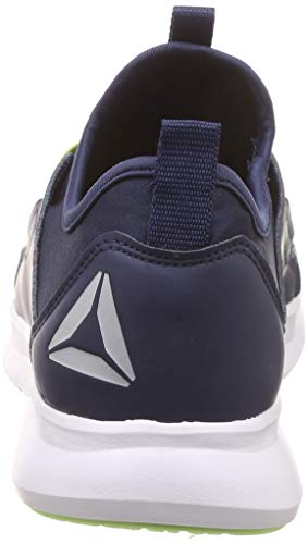 Image of Reebok Men Slip On Lp Coll Navy /Flat Grey /Elect Running Shoes-8 UK /India (42 EU)(9 US) (CN8360)