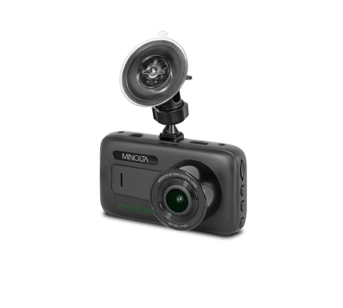 Minolta MNCD2K10 2.5K Quad HD Dash Camera with 3.0