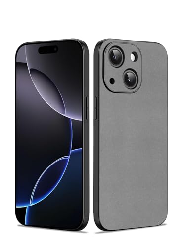 Coque iPhone 15 anti-vibration et antidérapante en TPU léger gris