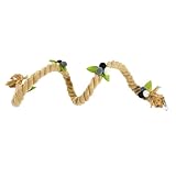 Corde À Oiseaux,Jeu de Grimper et de Mordre | Jouets D'Escalade Pour Oiseaux | Perruche Calopsitte Inséparable, Santé Gencives, Contre Ennui Stress, Jeu Muscles Jambes, Accessoires Cage