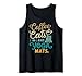 Kaffeekatzen und Yogamatten - Lustige Katzen und Tank Top
