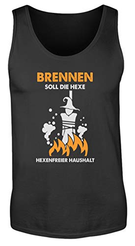 Débardeur pour homme noir en taille Medium coton léger avec imprimé textuel humoristique