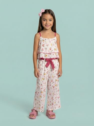 Image of Nautinati Girls Printed Top & Shorts Co-Ord Set | Age 2-10 Years