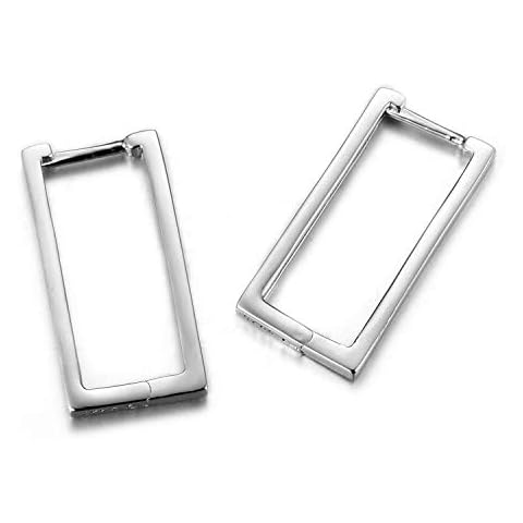 Valentines Gifts for HerSpringlight S925 Sterling Silver Earrings Simple Geometric Square Earrings Handmade Jewellery Personalised Gifts, Birthday Gifts for Women Cover