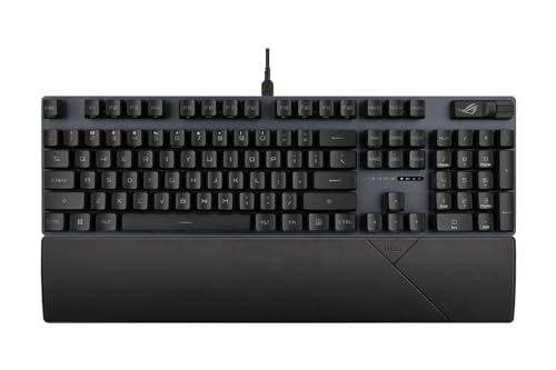 ROG Strix Scope II RX - Tastiera meccanica-ottica, switch ROG RX, certificazione di impermeabilità IP57, tasti tastiera in PBT, comandi multifunzionali, e poggia-polsi, AZERTY - Tastiera gaming - Immagine 6