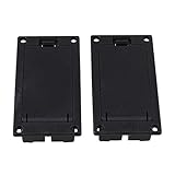 BQLZR 9v Battery Case Box Compartment Cover For Guitar Bass Pack of 2