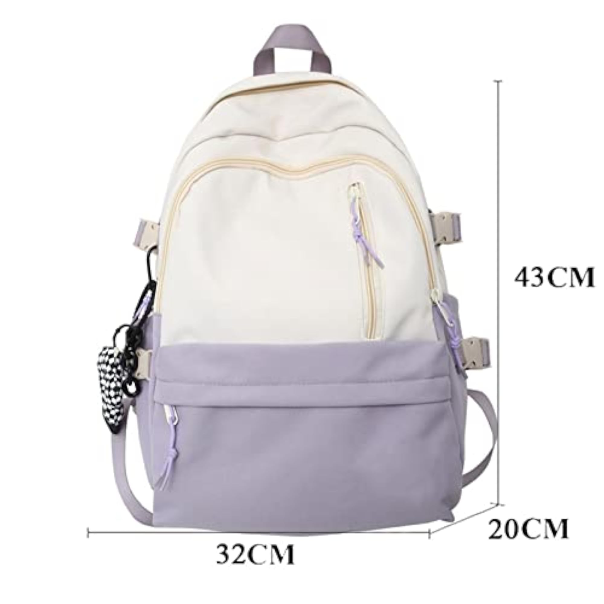Lightweight Nylon Waterproof Backpack for School