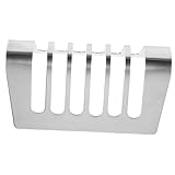 ABOOFAN Grille à Pain INOX Porte-Toast en Acier Inoxydable Support Porte-Toast Grille à ...