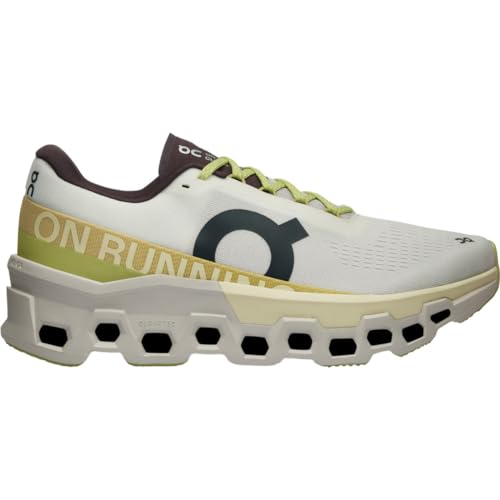 On Men's Cloudmonster 2 Running Shoes, Undyed/Zest, 11.5 US