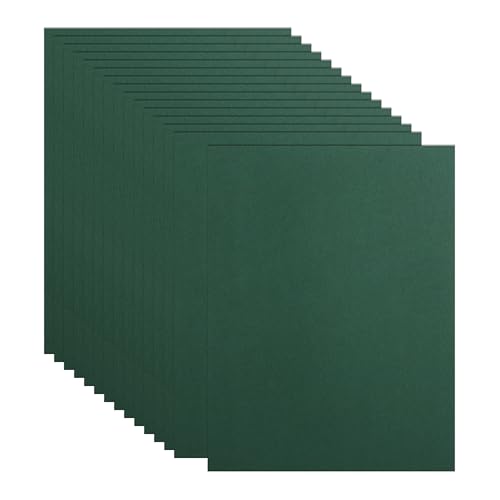 Guakicae 100 Sheets Dark Green Cardstock 8.5 x 11 Crafts Paper, 80lb Premium Christmas Green Card Stock for DIY Cards Making, Wedding Invitations, Thank You Cards, Certificates, Party by Guakicae - Used condition - US$14.08