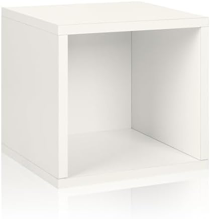 Way Basics Cube Storage - Closet Organizer Stackable Cubby Shelf ...