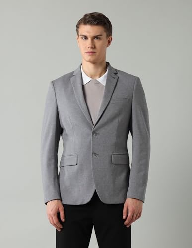 Image of Arrow Knitted Blazer for Men - Slim Fit, Button Closure Casual Blazer for Men