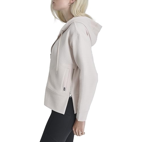 DKNY Women's Full Zip Tech Hoodie Jacket3