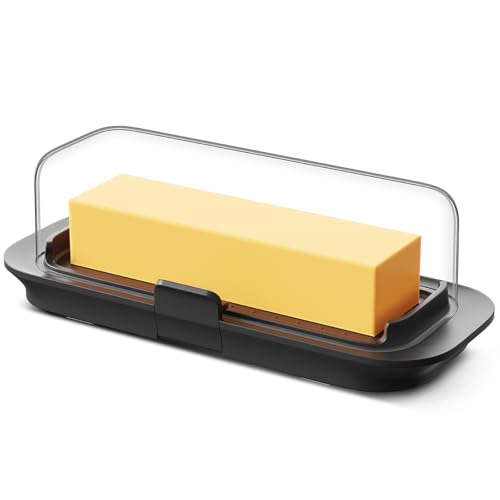 Butter Dish with Lid for Countertop and...