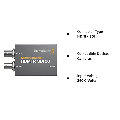 Blackmagic Design Micro Converter Hdmi To Sdi 3G (With Power Supply) #TOP4
