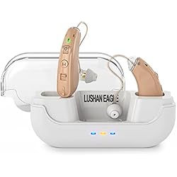 LUSHAN EAGLE audífono recargable amplificador de sonido chip digital transmisión de sonido clara reducción de ruido inteligente auriculares amplificados (LSF909)