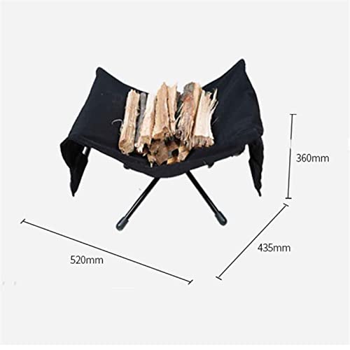 薪キャリースタンド薪ラックキャンバス製収納ホルダー