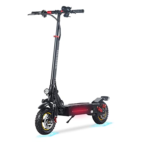 Electric Scooter for Adults 1000W Motor, 25 Miles Range 3 Speed Modes Up to 30 MPH, 10" Tires Electric Offroad Scooter Foldable Commuter Electric Scooter 300 lbs