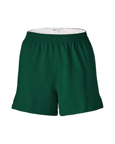 Soffe Women's Junior Authentic Cheer Short - Comfortable Cotton Blend, for Gym, Dance, Elastic Waistband, Soft Fabric