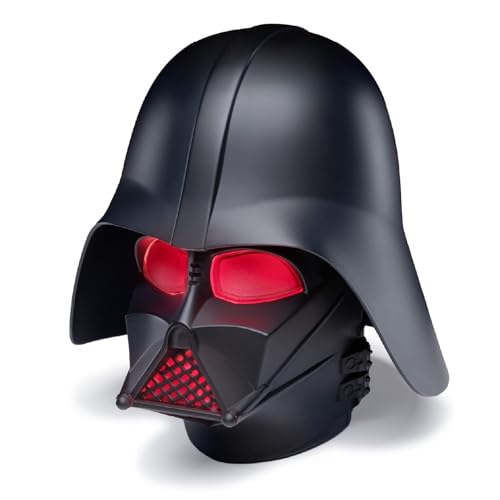 Darth Vader Lampe mit Sound - Offiziell lizenziert, Star Wars Sammlerlamp, Schreibtischlampe, Geschenk für Fans, Schwarz