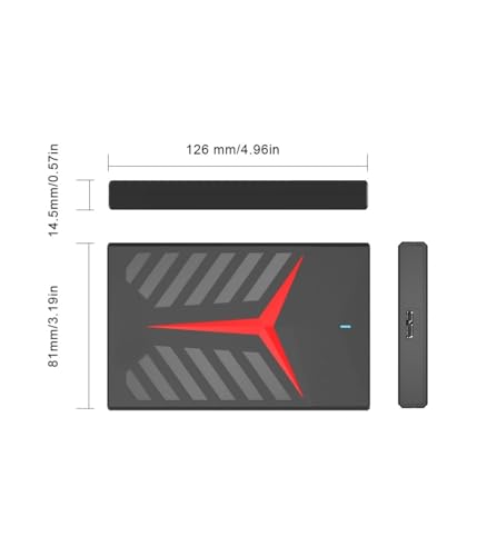 Image of My Portable Hard Disk Drive - USB 3.0, Memory Expansion Data Storage & Backup, External HDD, Compatible with Windows and Mac, Y-Design. (1, TB)