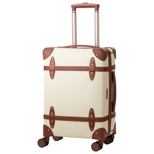 【WORLD TRUNK】キャリーケース　ブラウン WORLD TRUNK キャリーケース 41L ブラウンスタンプ柄 - メルカリ