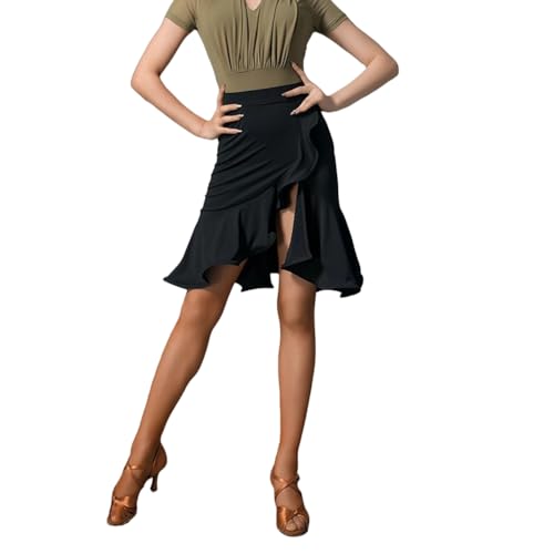 [RIKOUZY] ���e���X�J�[�g ���Z��p �X�v���b�g �y�₩�ł��Ȃ₩�ȃt�����̐� �`���`��/�T���T/�����o�Ή� 4WAY�X�g���b�` ���� �Ќ��_���X ���K�� �����p ����@OK(�u���b�NM)