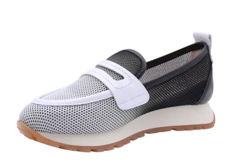 Hispanitas Para Mujer. BHV254043 Mocasines De Piel Kansas Negro (40), 3 A 5Cm, Ninguno, Casual - 2