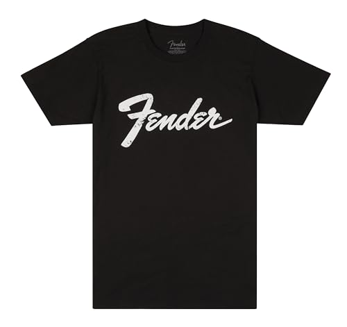 Fender Logo Date Back Tee Black L