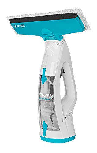 CONCEPT Hausgeräte CW1010 Raamstofzuiger, 3-in-1, capaciteit 100 ml, 12 W, Li-ion-accu, accuduur tot 40 minuten…