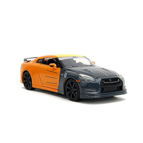 JADA Naruto Shippuden 2009 Nissan GTR 1:24 Die-Cast vehicle with Naruto figure. Toys for Kids and Adults, Mehrfarbig, Länge: ca. 20 cm - Image 2