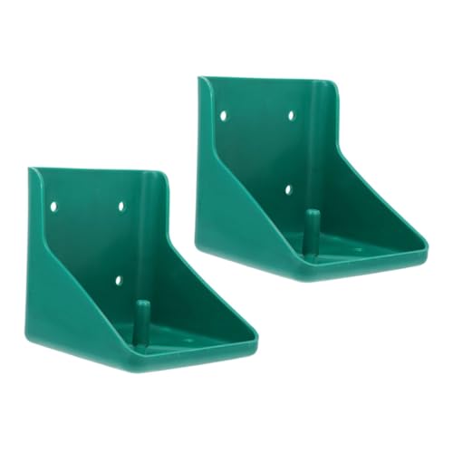 Support à sel animaux ferme PP vert : distributeur de bloc sécurisé pour alimentation du bétail