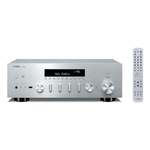 R-N600A Network Receiver with Streaming, Phono and Built-in DAC, Silver by Yamaha - Used condition - US$636.09