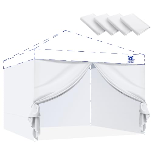 Fanpat Instant Canopy Tent Sidewalls for 10x10 Pop Up Canopy...