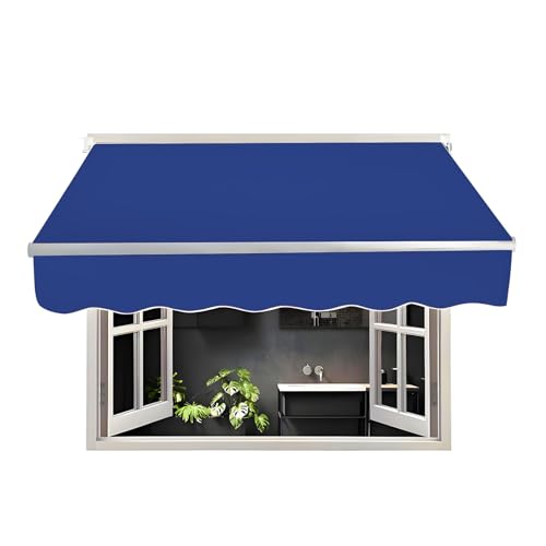 Tela de repuesto para toldo retráctil 2x1,5m impermeable roja anti UV 2