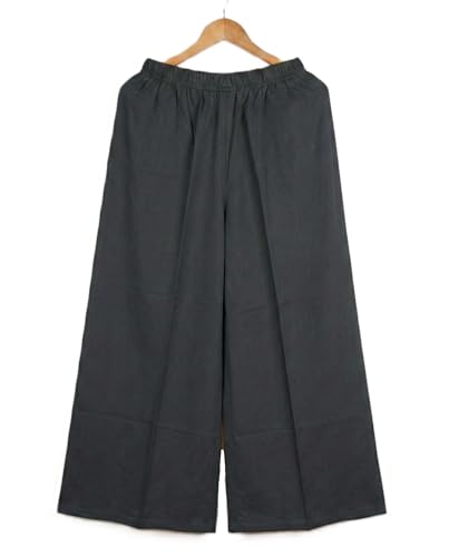 Image of Plaazo Women's Cotton Palazzo | Wide Leg Palazzo for Women | Soft Breathable High Waist Bottom Wear | Comfortable Casual, Office, Travel for Women