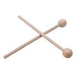 Tambor de Madera, Juguete Musical Educativo para Niños, Batería Práctica y Creativa para Aprender a Tocar el Tambor, Hecha de Madera, Tamaño para Bebés, Adecuada como Juguete de Viaje