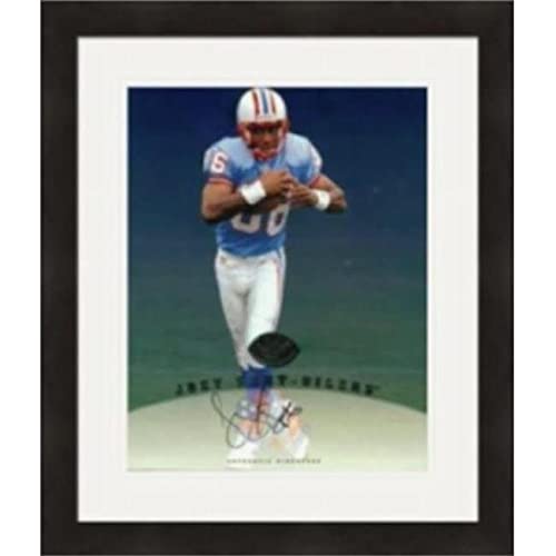 Autograph Warehouse 410243 Joey Kent Autographed 8 x 10 in. Photo Houston Oilers Matted & Framed