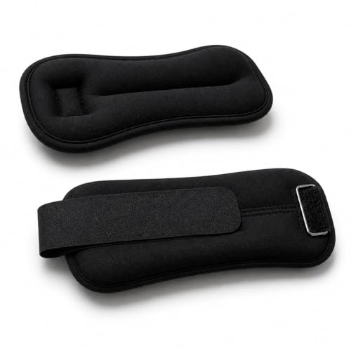 Image of Slovic Ankle Weights 2 KG [1 KG x 2] for Legs | Adjustable & Soft Padded Leg Weights | Extra Weight for Leg Exercise for Men & Women | Strength Training Weight for Walking, Running, Gym, Physical Therapy