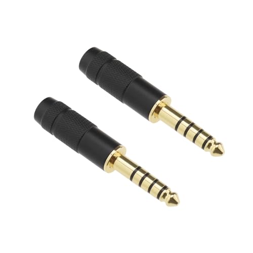 Enchufe de repuesto para auriculares y amplificadores Be In Your Mind clavija de 4.4 mm de soldar