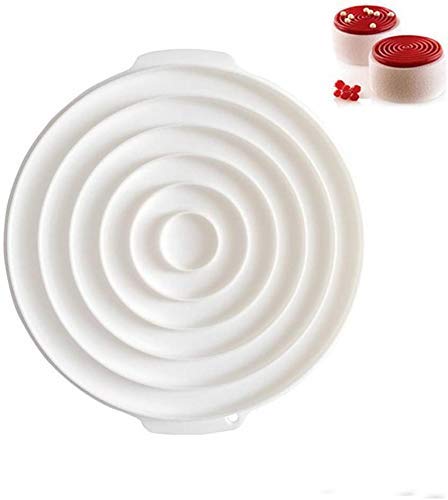 Undy Cake Insert Decor Round Ring Mould Silicone Cake Mould Spiral Design Cake Insert Making Mould