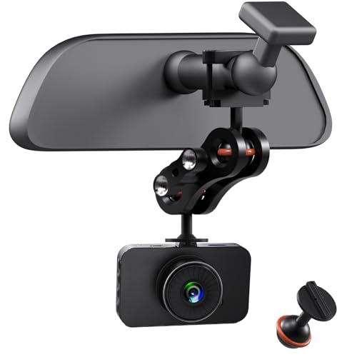 Dash Cam Mount,Aluminum Dash Camera Rear View Mirror Mount Kit,Compatible with Rove-4k,Rove-4k Pro,R2-4k Dual Dash Camera Models