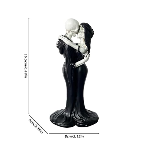 Figurine squelette câlin pour gâteau d'anniversaire et de mariage - 3