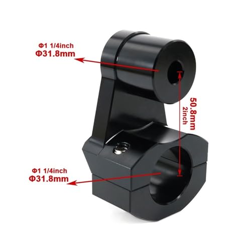 Rehausseur guidon 32mm en aluminium usiné pour BMW R1250GS Adventure - 6