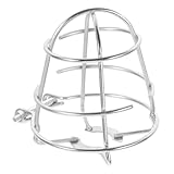 WEKADRIN Metall Schutzkäfig für Feuermelder Sprinklerkopf mit Werkzeugloser Montage Sicherung Korrosionsbeständig Für Eingelassene Sprinkler in Gewerbe und Wohngebäuden Metallfinish