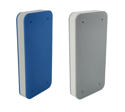 Plattenfender Kissenfender Flachfender Fender flach, Rammschutz, UV-beständig, hervorragender Schutz, schwimmfähig, robust, elastisch, einfache Befestigung Größe + Farbe wählbar Größe 49x18 cm | Blau